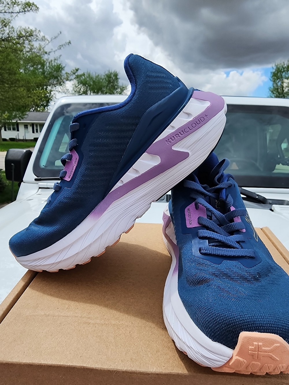 KURU Triple MAX Ion Blue with Purple Accent Women's Athletic Shoe! - Picture 2 of 7